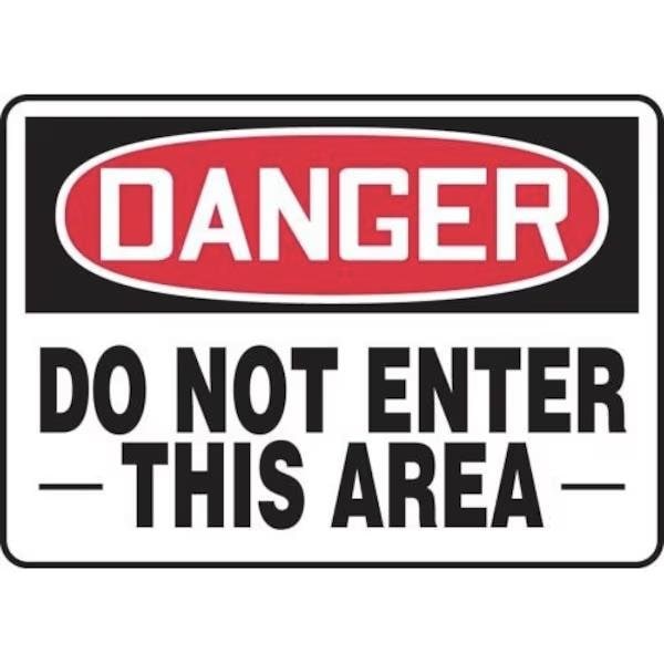 Accuform OSHA DANGER SAFETY SIGN DO NOT MADM102VS MADM102VS - main
